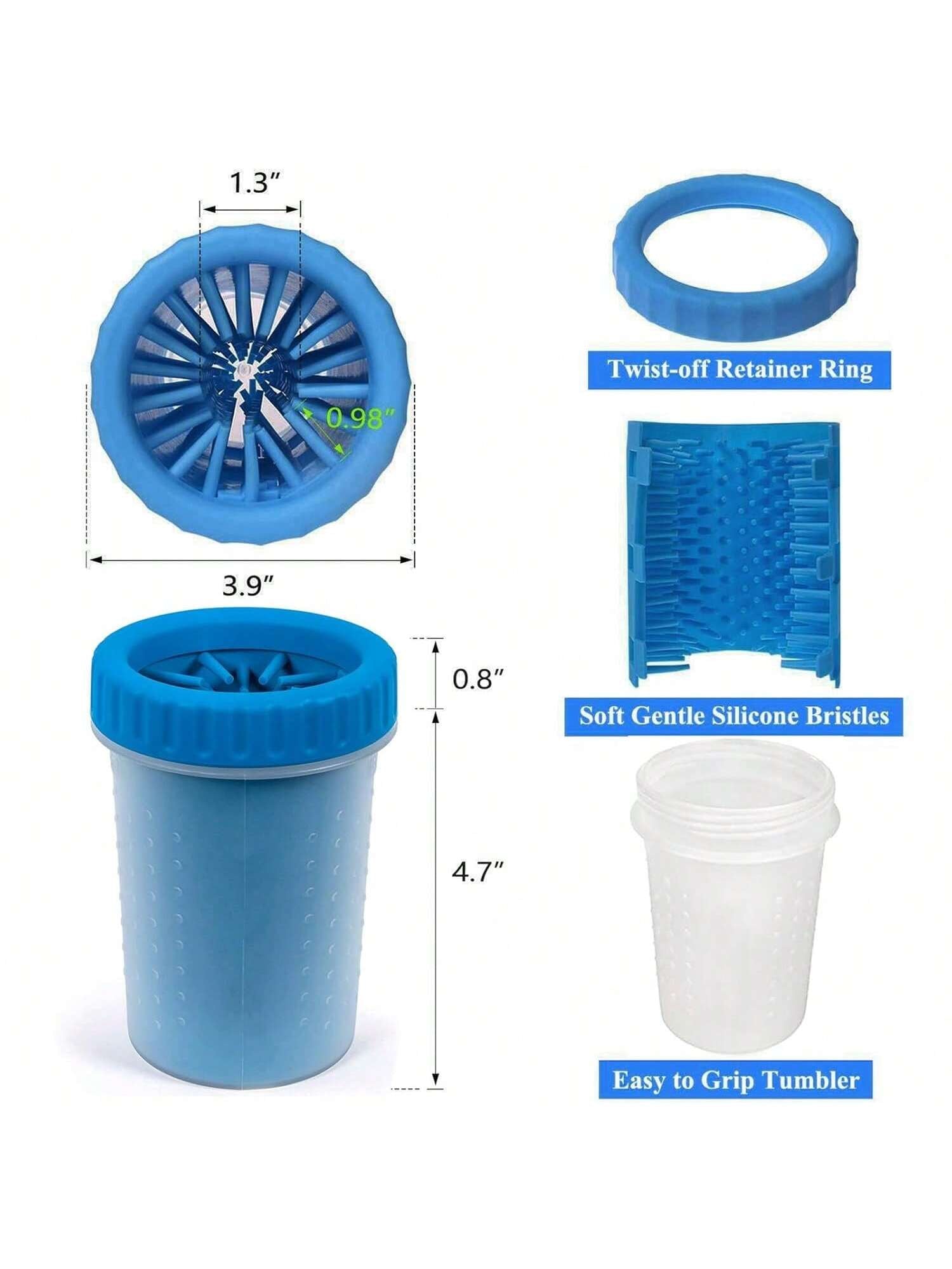 Dog Paw Cleaner for Dogs, Dog Paw Washer, Muddy Paw Cleaner, Pet Foot Cleaner, Dog Paw Protector Kit