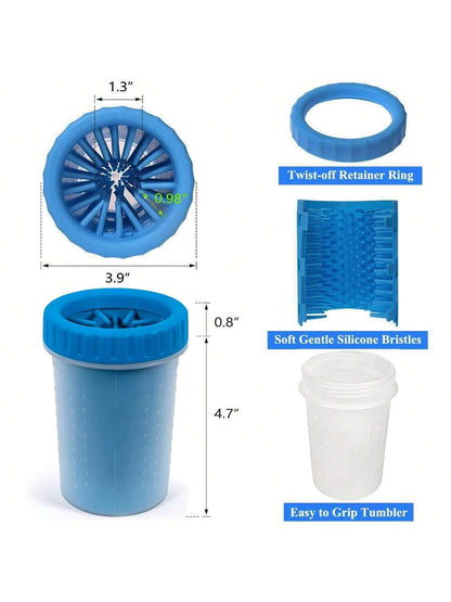 Dog Paw Cleaner for Dogs, Dog Paw Washer, Muddy Paw Cleaner, Pet Foot Cleaner, Dog Paw Protector Kit