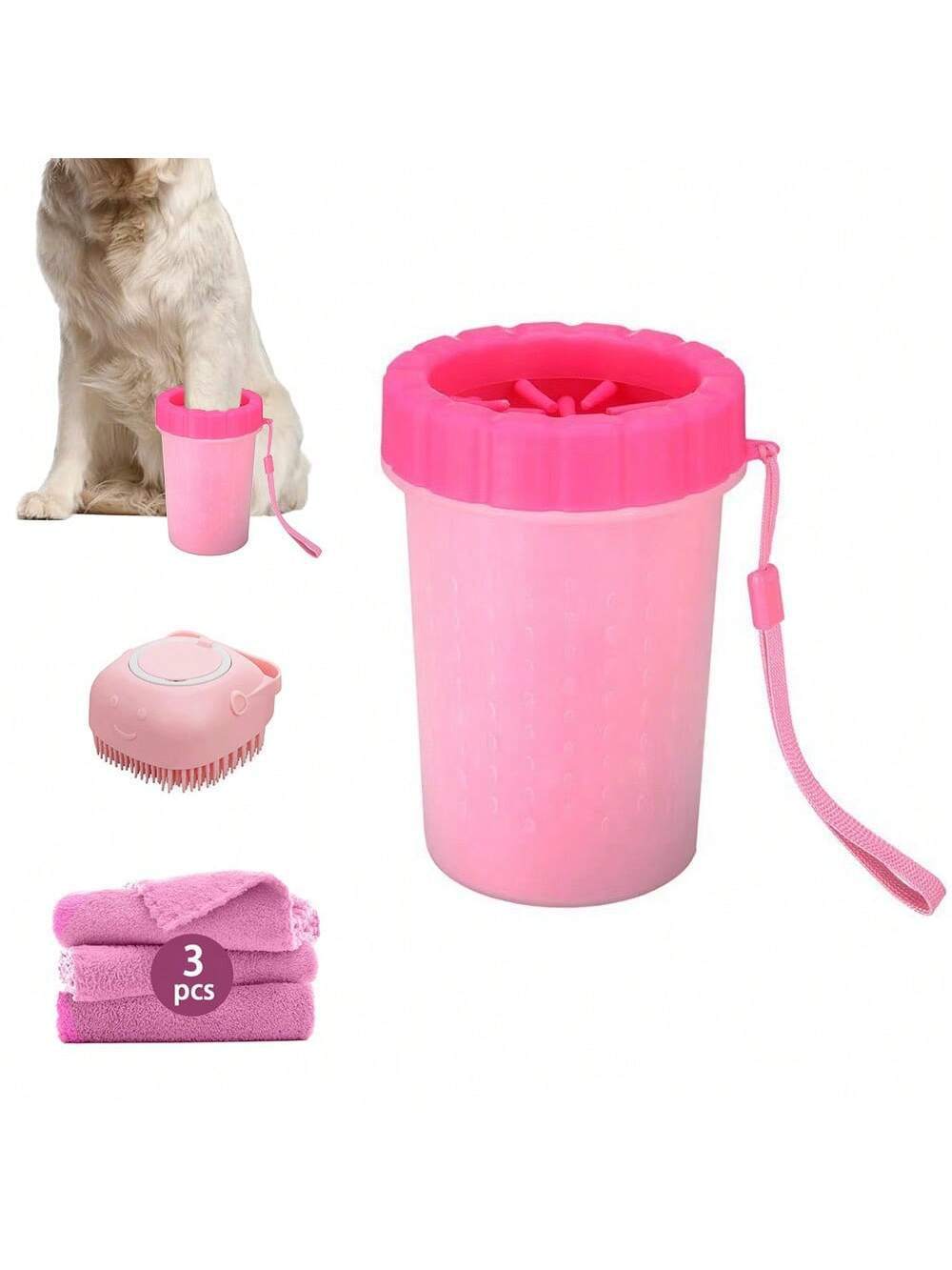 Dog Paw Cleaner for Dogs, Dog Paw Washer, Muddy Paw Cleaner, Pet Foot Cleaner, Dog Paw Protector Kit